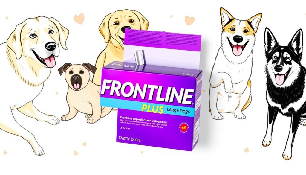 frontline plus purple for large dogs
