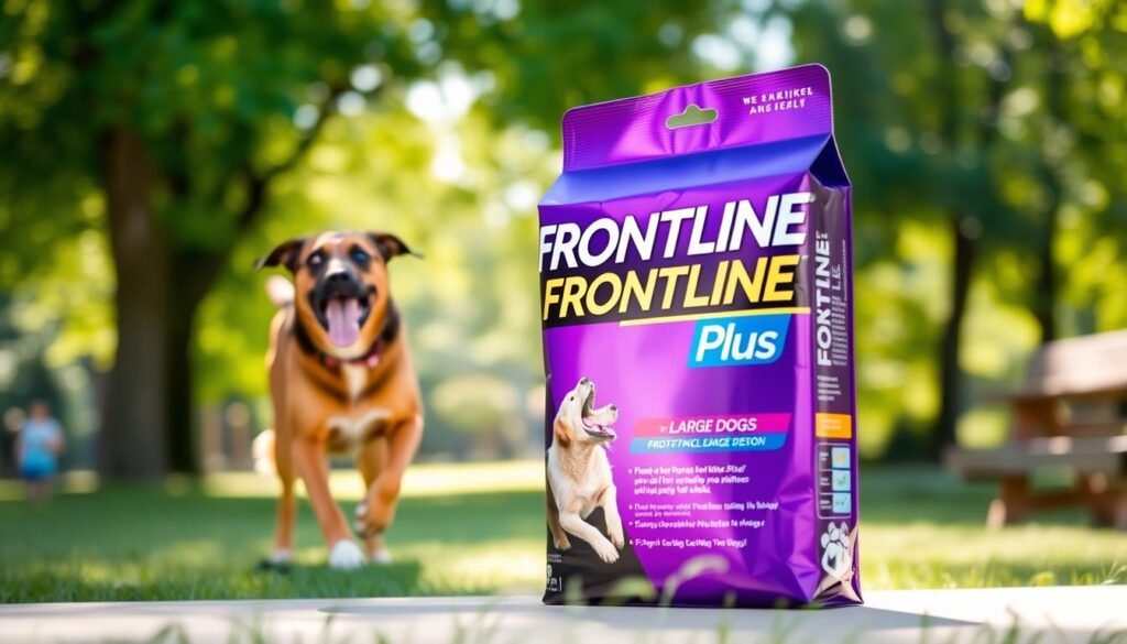 frontline plus purple for large dogs
