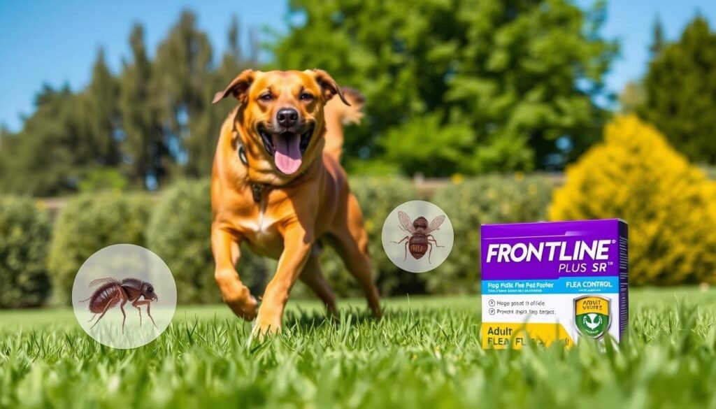 frontline plus purple for large dogs
